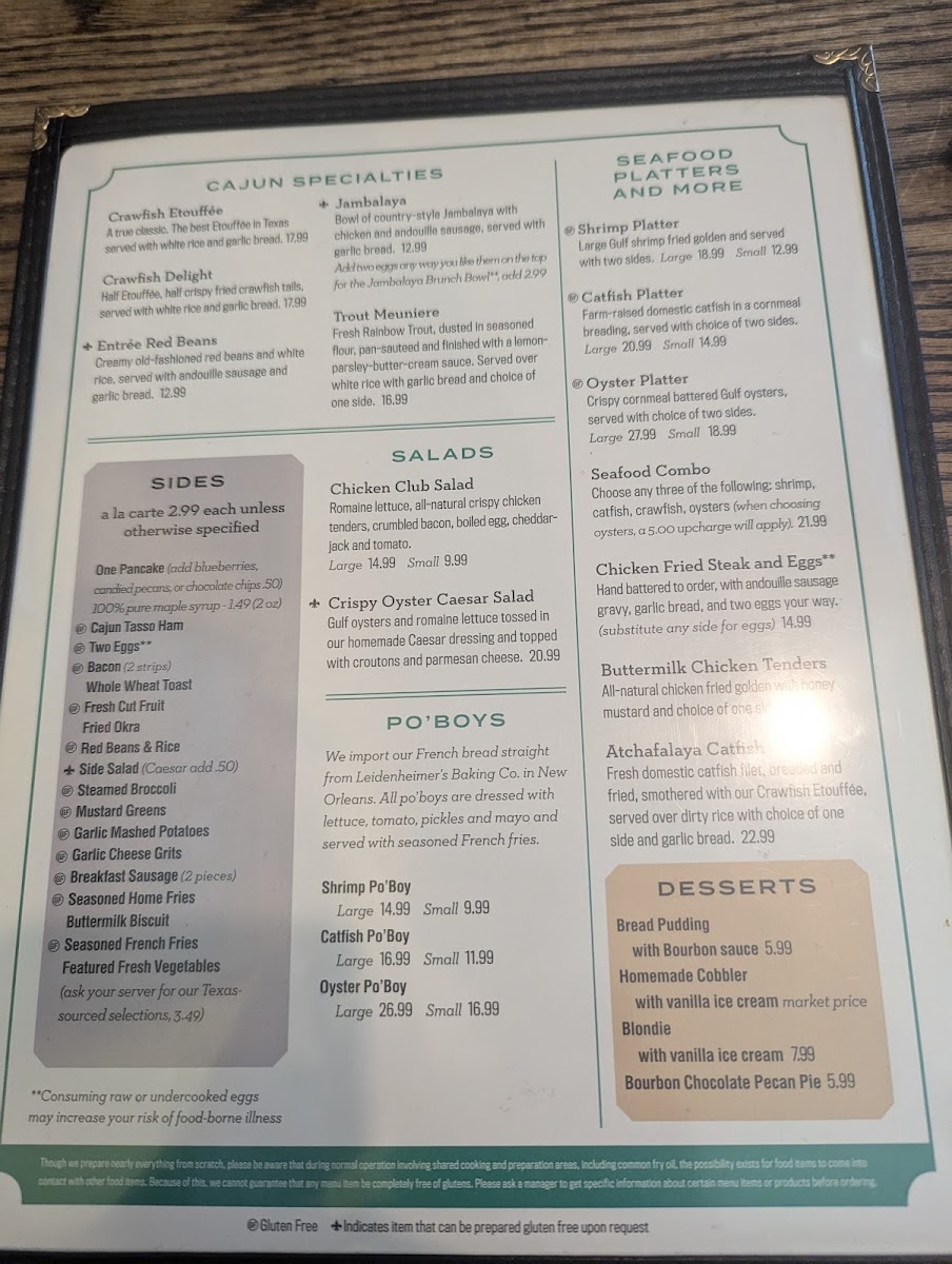 Menu - Cypress Grill photo 4